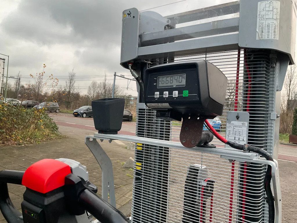 Toyota SWE145L 1450KG 4.15METER RVS STAPELAAR WEEGSYSTEEM / HEFTRUCK