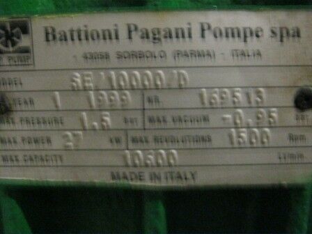 Vacuum compressor 16000 L