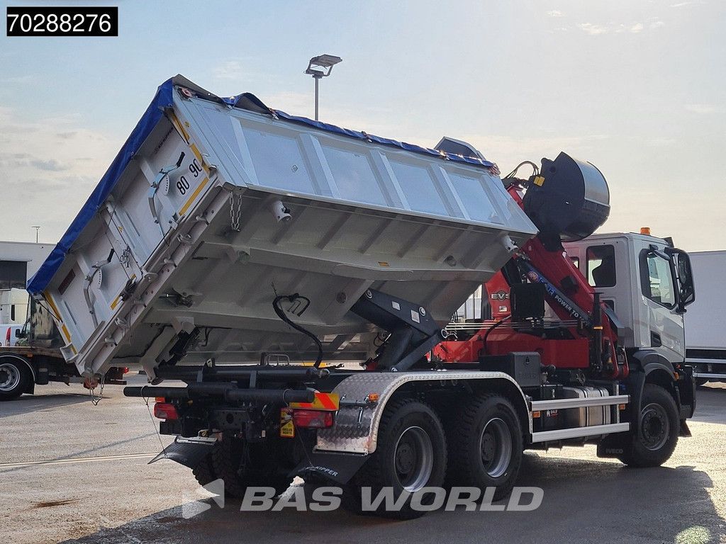 Iveco X-Way 480 6X4 NEW! HMF 2243Z-RCS Z-Crane kran 12m3 KH-Kipper Retarder Big-Axle