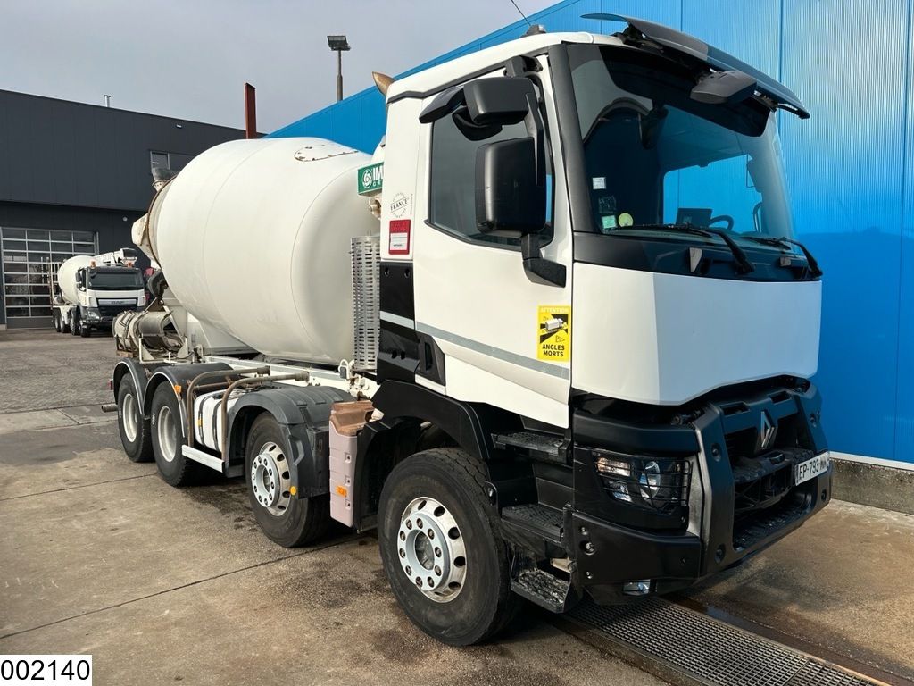 Renault C 430 EURO 6, 6x4, Leaf suspension, Imer 9m3