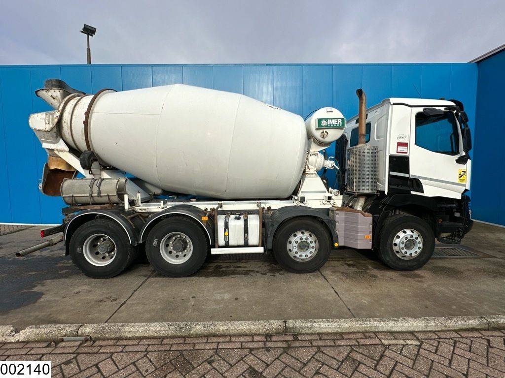 Renault C 430 EURO 6, 6x4, Leaf suspension, Imer 9m3