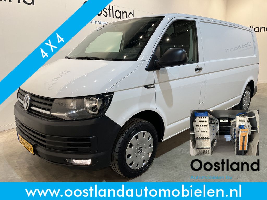Volkswagen Transporter 2.0 TDI L2H1 150 PK 4Motion / Servicebus / Sortimo Inrichting / Euro 6 / Airco / Cruise Control / Trekhaak / Camera / Navigatie