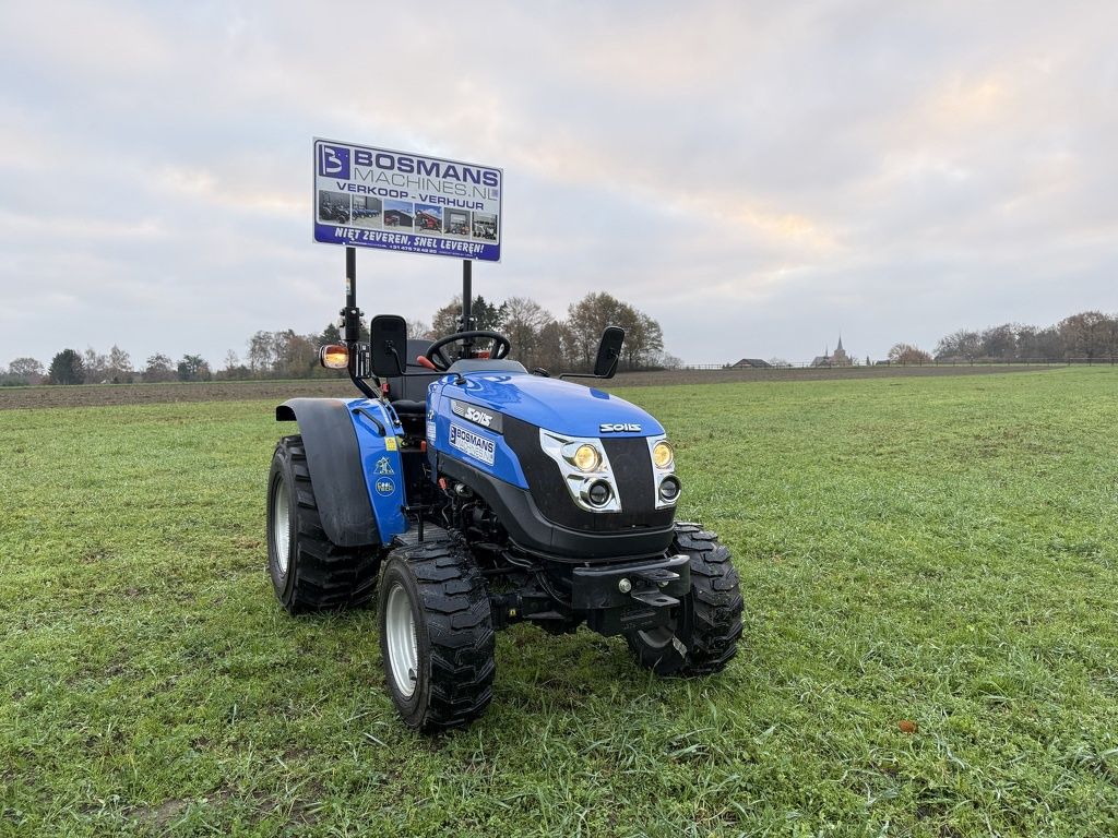 Solis 20 4WD minitractor DEMO met stuurbekrachtiging / industriebanden