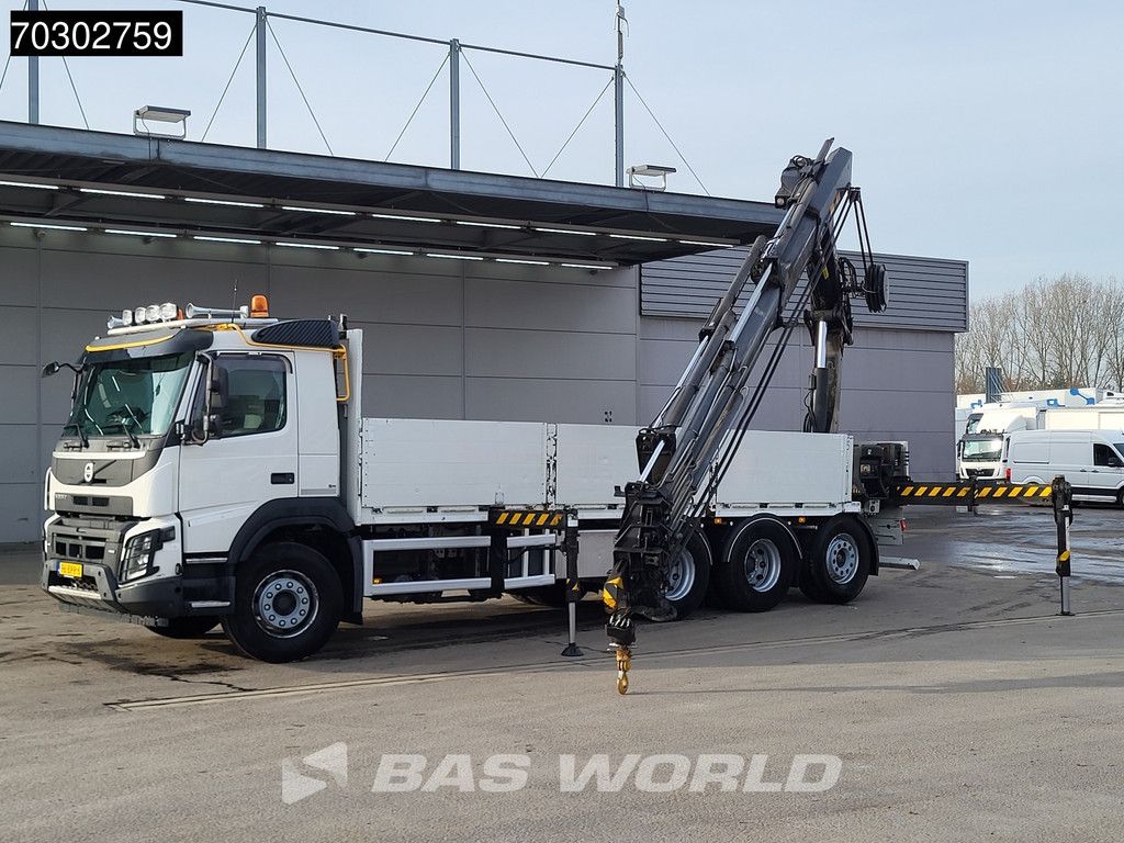 Volvo FMX FM 420 8X4 HIAB 288 E-7 Hipro Remote Euro 6
