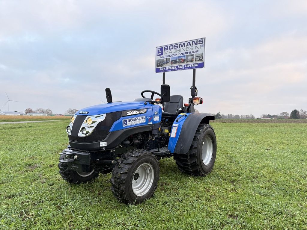 Solis 20 4WD minitractor DEMO met stuurbekrachtiging / industriebanden