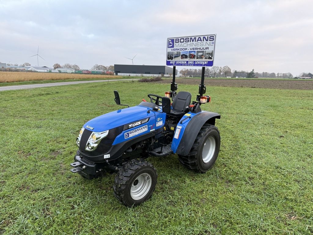 Solis 20 4WD minitractor DEMO met stuurbekrachtiging / industriebanden