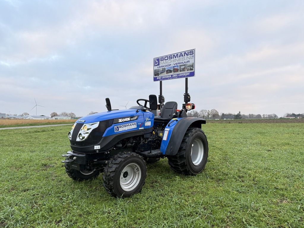 Solis 20 4WD minitractor DEMO met stuurbekrachtiging / industriebanden