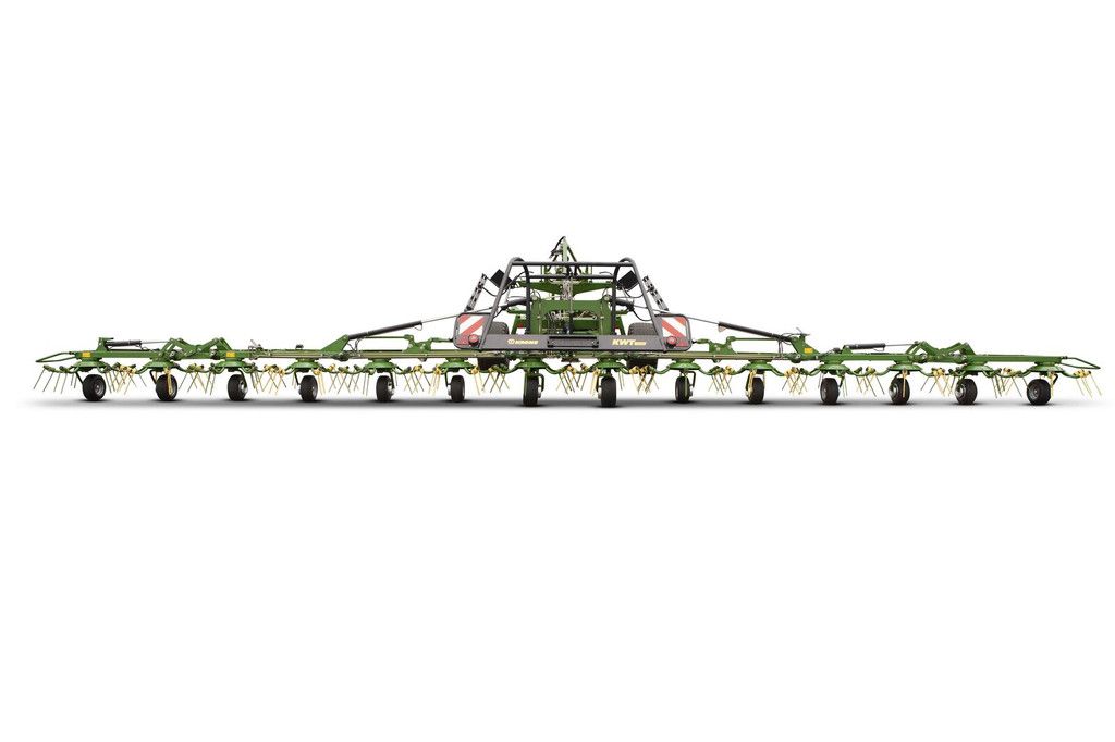 Krone getrokken schudders KWT met wielstel tedder