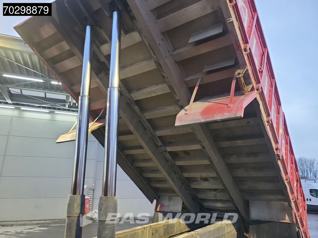 Scania P340 6X4 HMF 4220 K6 Crane Winch Tipper Full Steel Manual Gearbox