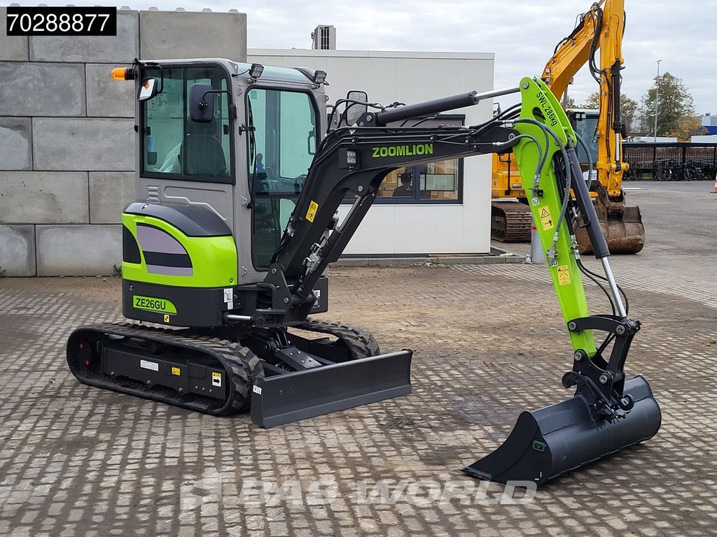 Zoomlion ZE26 GU Fabrieksgarantie- CW+3 Bakken - Kubota Motor