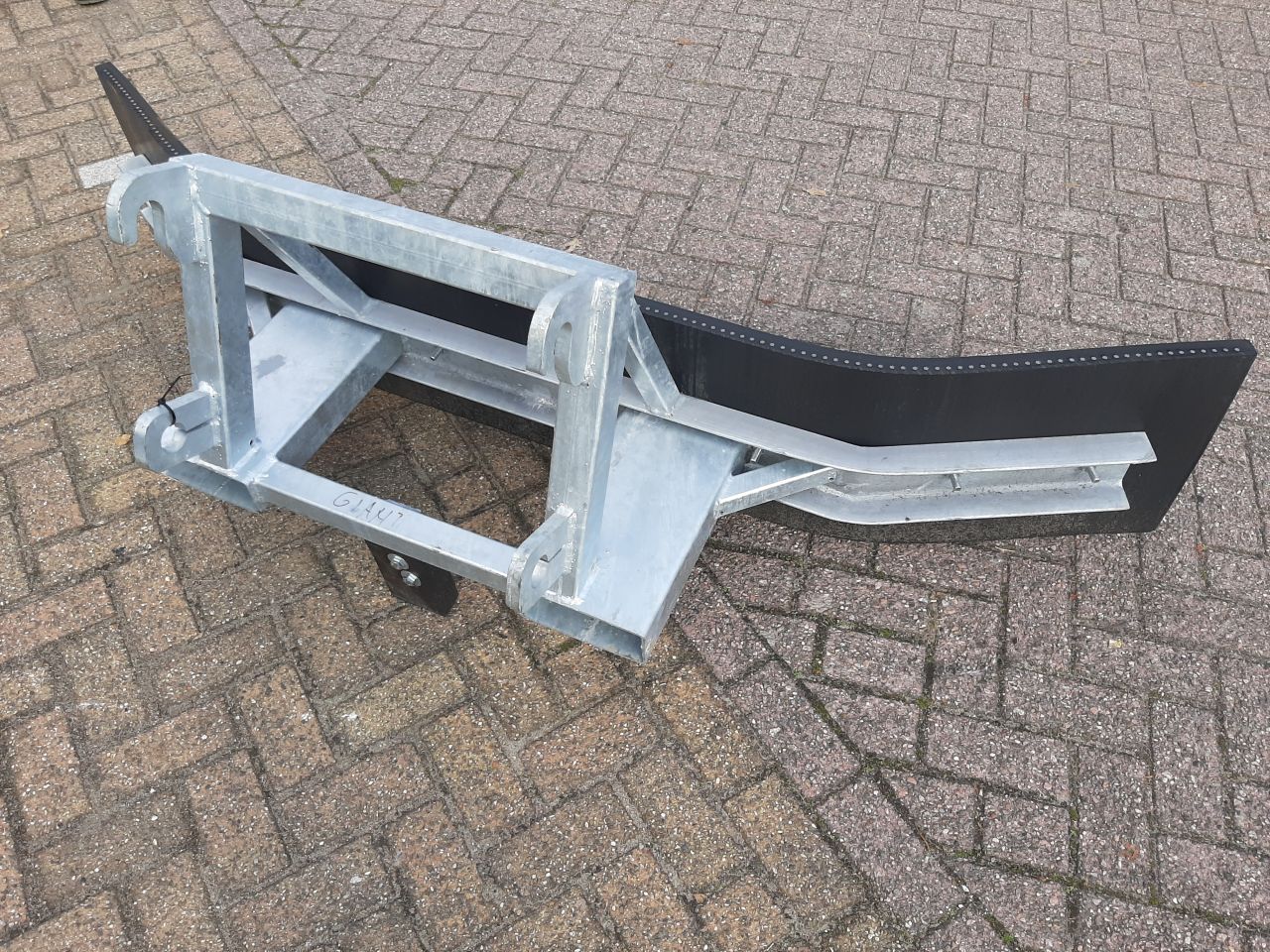 Rubberschuif, mest / sneeuwschuif GiANT aansluiting 2,10m