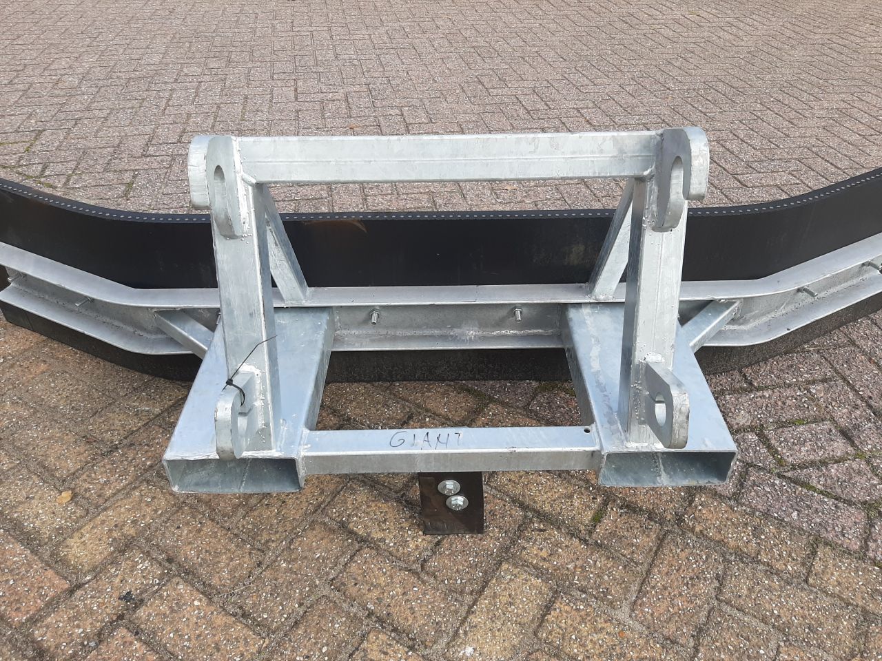 Rubberschuif, mest / sneeuwschuif GiANT aansluiting 2,10m