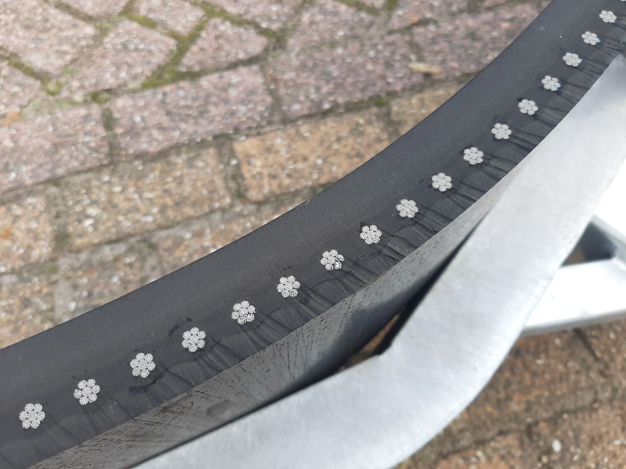 Rubberschuif, mest / sneeuwschuif GiANT aansluiting 2,10m