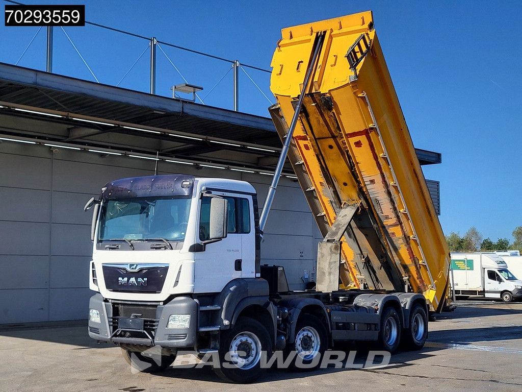 MAN TGS 41.510 8X4 19m3 Meiller tipper Steelsuspension Manual Big-Axle Euro 6