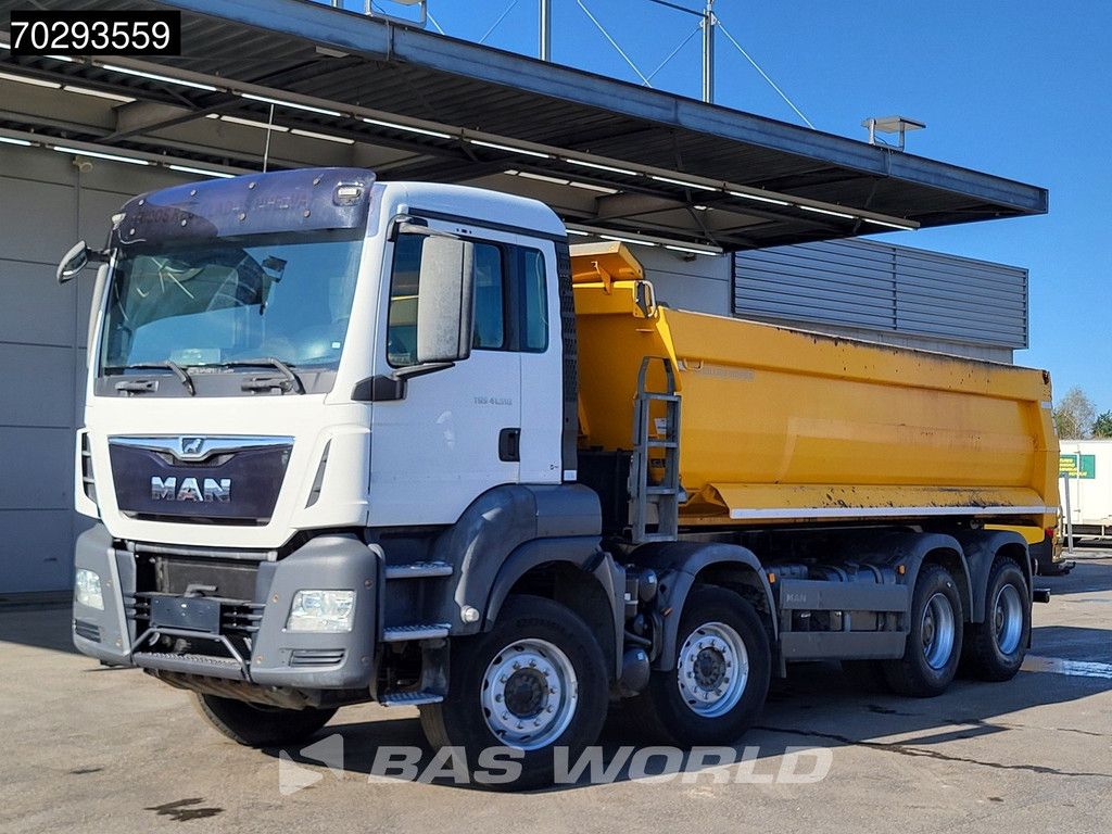 MAN TGS 41.510 8X4 19m3 Meiller tipper Steelsuspension Manual Big-Axle Euro 6