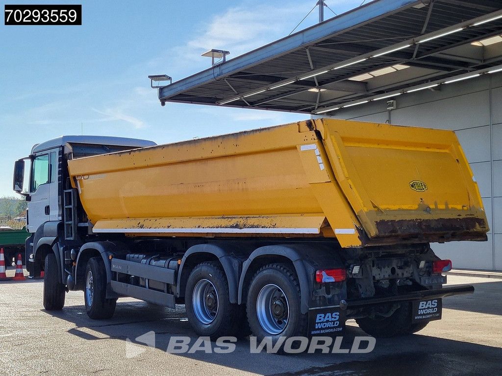 MAN TGS 41.510 8X4 19m3 Meiller tipper Steelsuspension Manual Big-Axle Euro 6