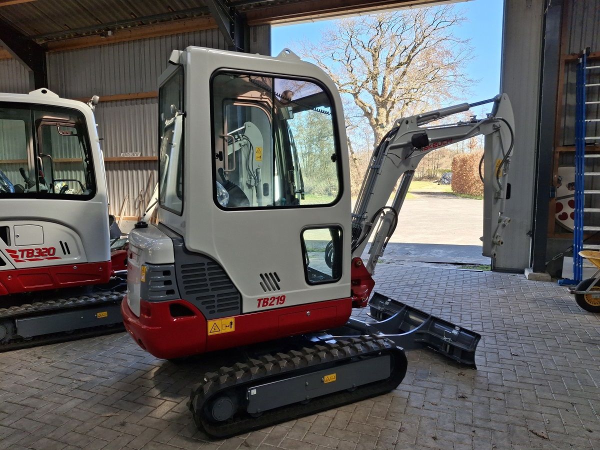Takeuchi TB219, minigraver, minikraan, BJ2024, Nieuw!