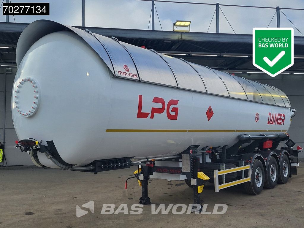 MIM-MAK LPG TRANSPORT TANK 3 assen NEW 48m3 Liftachse Gas ADR