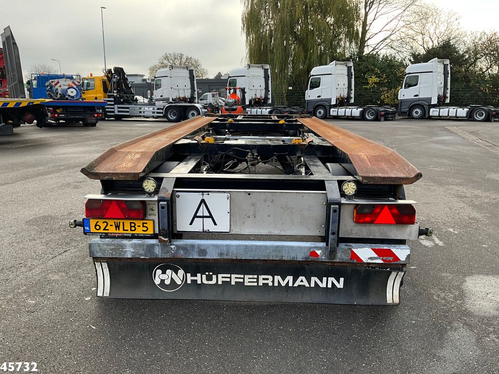 Huffermann 2-assige container aanhangwagen