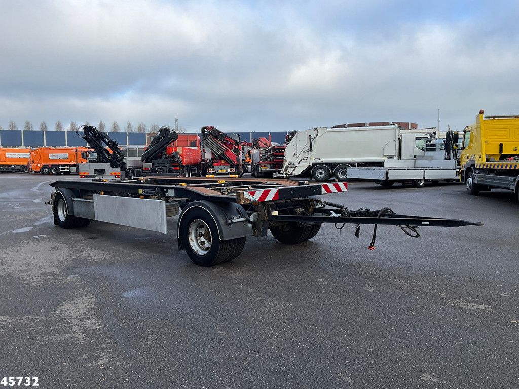 Huffermann 2-assige container aanhangwagen