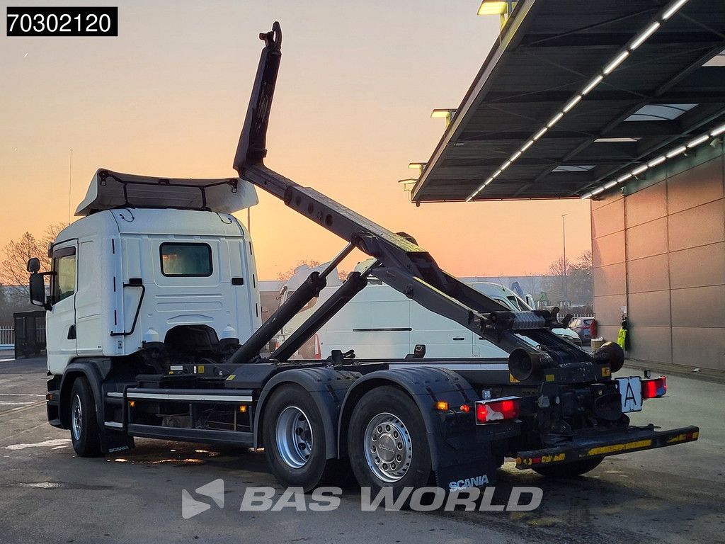 Scania G410 6X2 20t Meiller Hook Lift+Steering Axle Retarder Euro 6