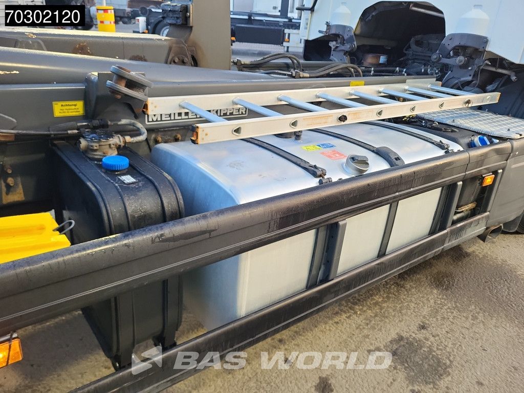 Scania G410 6X2 20t Meiller Hook Lift+Steering Axle Retarder Euro 6