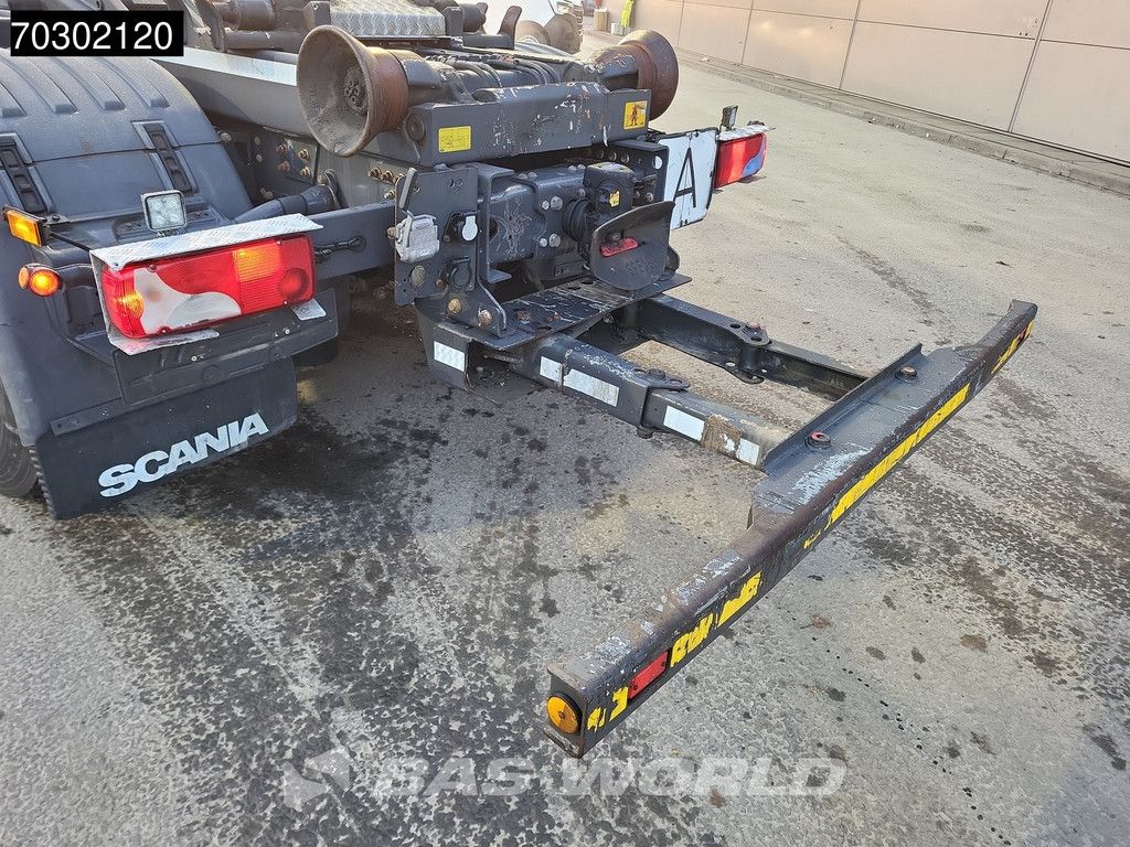 Scania G410 6X2 20t Meiller Hook Lift+Steering Axle Retarder Euro 6