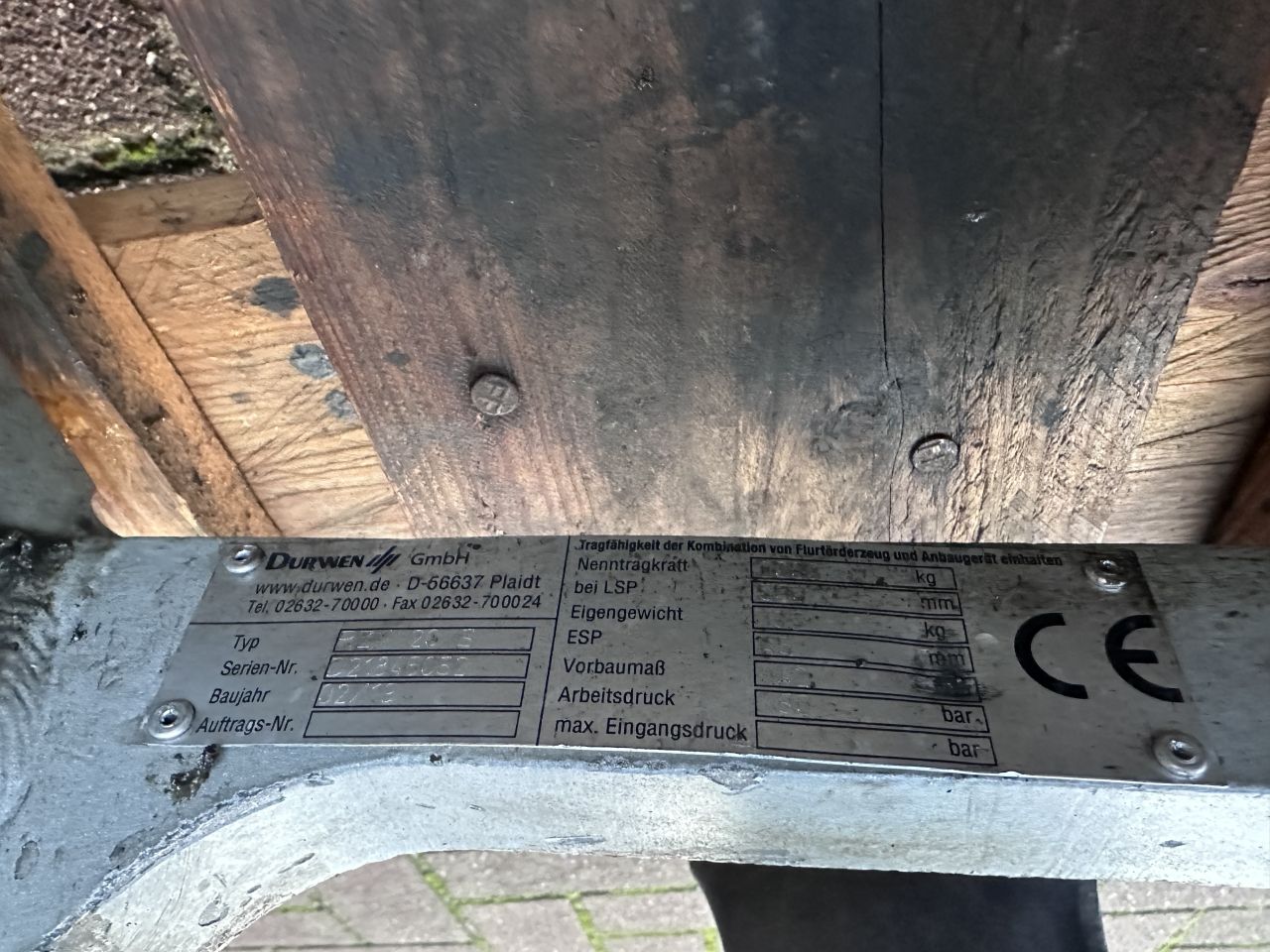 Durwen Fem2 vorkenversteller ingebouwde sideshift