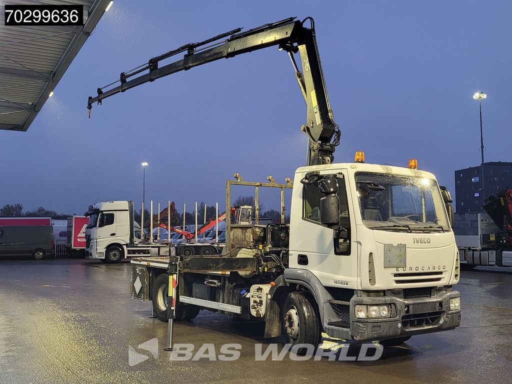 Iveco Eurocargo 160E280 4X2 Hiab 111 HIDUO Kran Crane Manual Euro 4