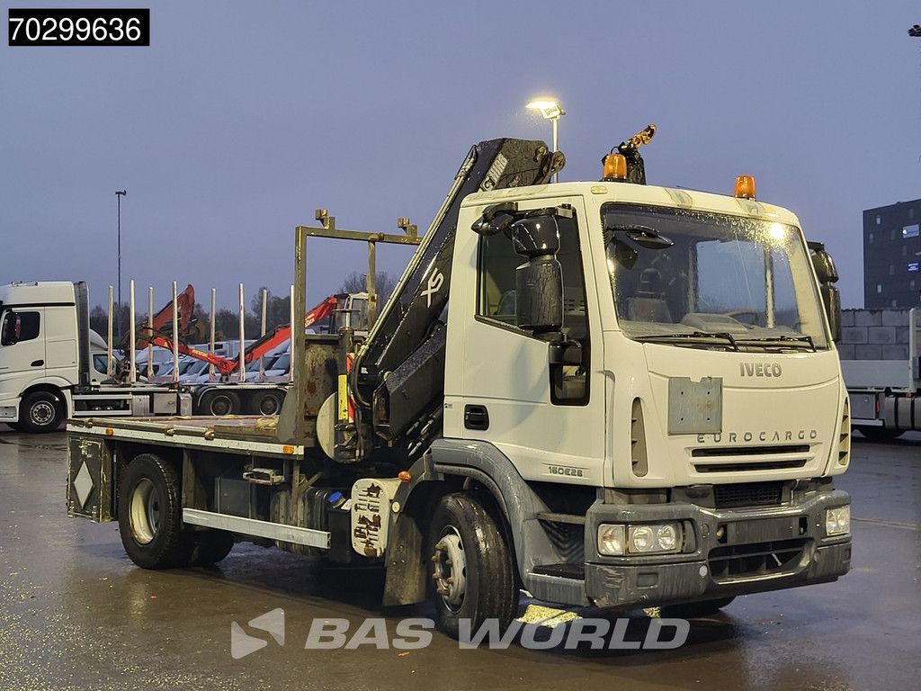 Iveco Eurocargo 160E280 4X2 Hiab 111 HIDUO Kran Crane Manual Euro 4
