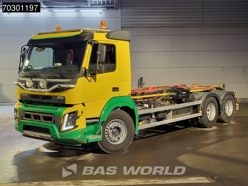 Volvo FMX FMX 410 6X4 21tons HIAB XR21S59 containersystem Automatic Euro 6