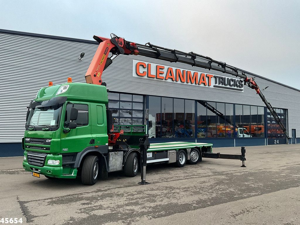 DAF FAX 85 CF 410 Euro 5 Palfinger 74 Tonmeter laadkraan + Fly-Jib!