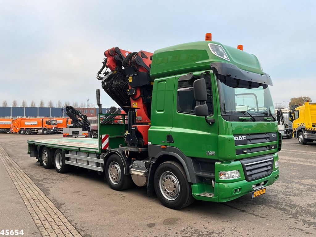 DAF FAX 85 CF 410 Euro 5 Palfinger 74 Tonmeter laadkraan + Fly-Jib!