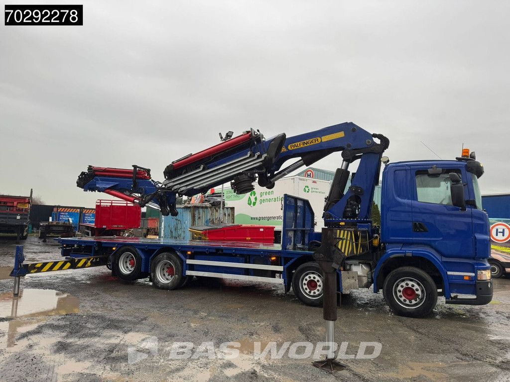 Scania R420 8X2 Palfinger PK100002 Crane Kran + PJ170 JIB Lift Axle Euro 4