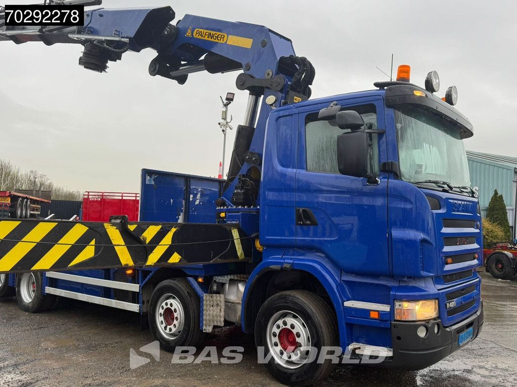 Scania R420 8X2 Palfinger PK100002 Crane Kran + PJ170 JIB Lift Axle Euro 4