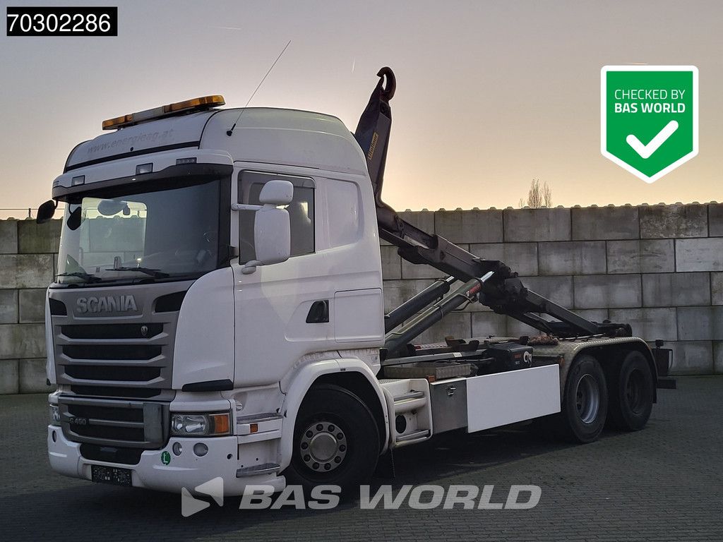 Scania G450 6X2 HIAB XR21Z59 containersystem 3-pedals Retarder Lift-Axle Euro 6