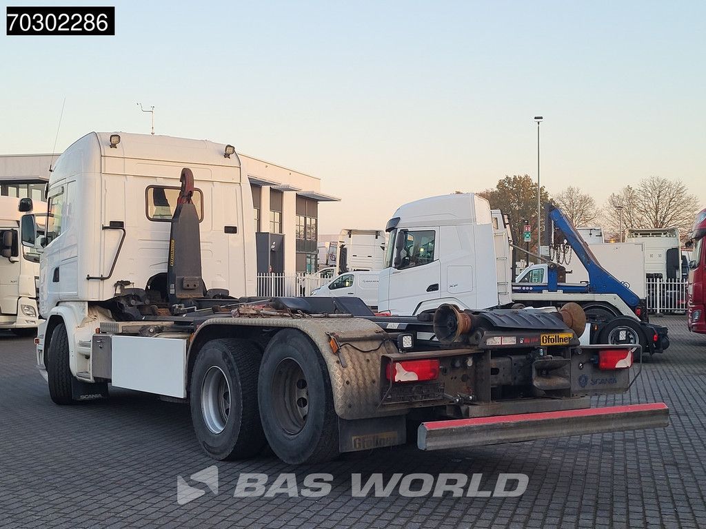 Scania G450 6X2 HIAB XR21Z59 containersystem 3-pedals Retarder Lift-Axle Euro 6