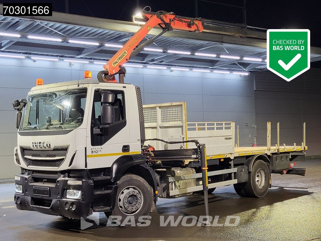 Iveco Stralis 310 4X2 Palfinger PK 12002 EH Kran Crane Steelsuspension Automatic Euro 6