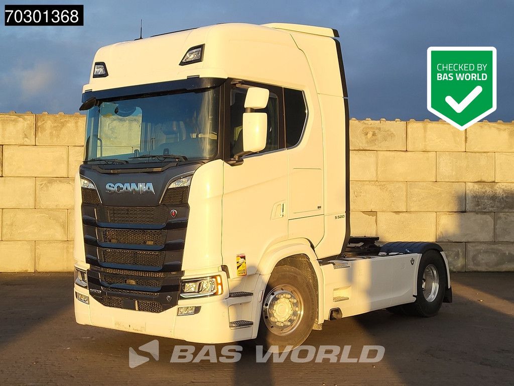 Scania S520 4X2 Retarder Full-Air 2xTanks Leder Standklima