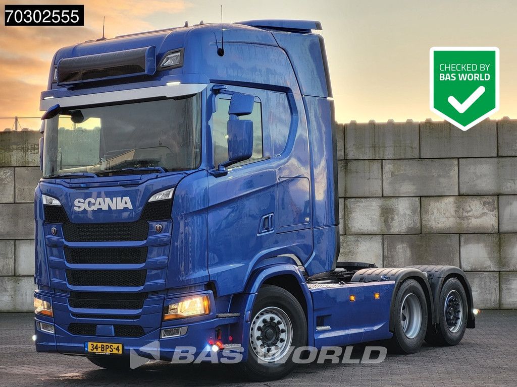 Scania S500 6X2 WB320!NL-Truck APK 09-2026 2xTanks Leder