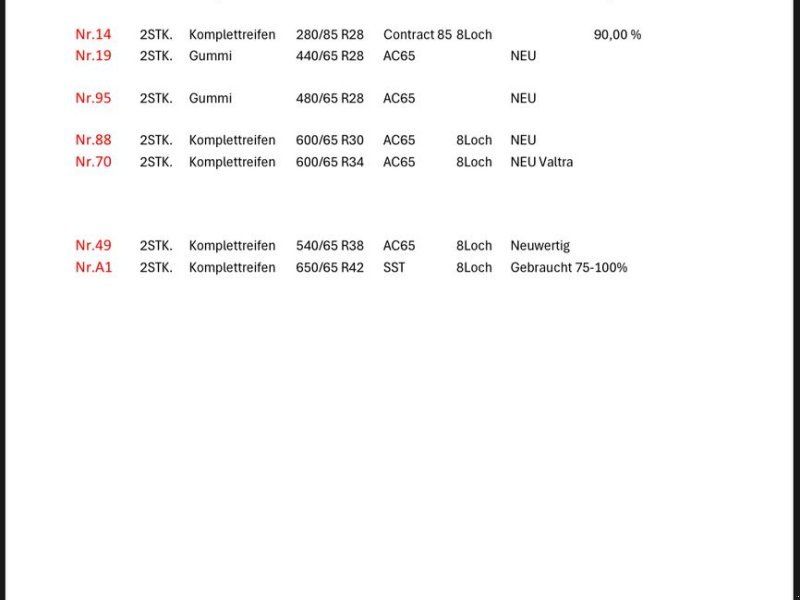 Diver Trelleborg, Michelin, Coninetal, Mitas etc