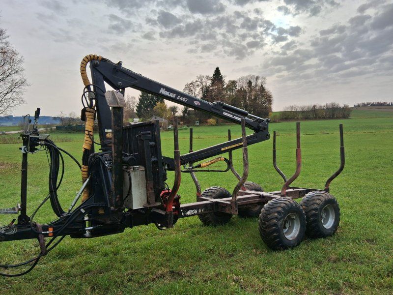 Nokka MV 91 Rückewagen HK 3467 Kran Eigenölversorgung