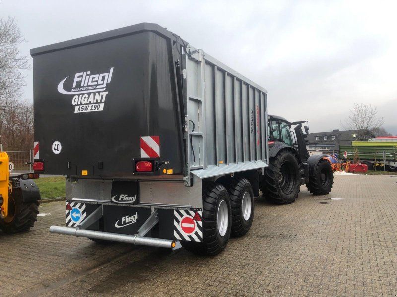 Fliegl ASW190 mit K80 und Nachlauflenkachse