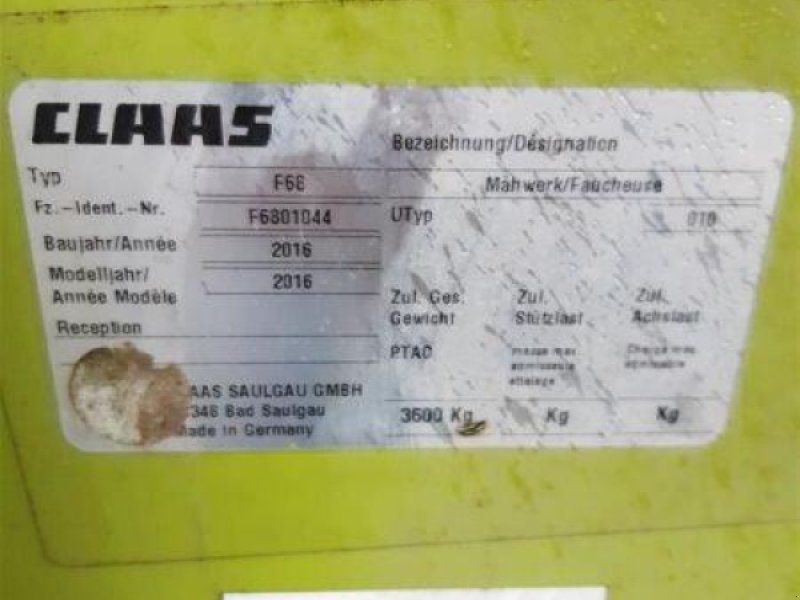 Claas MÄHWERK DISCO 1100 C + 3200 FC