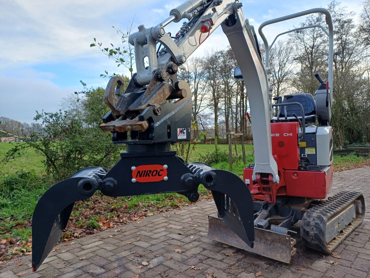 Niroc Sloopsorteer grijper NG50D 1-2ton