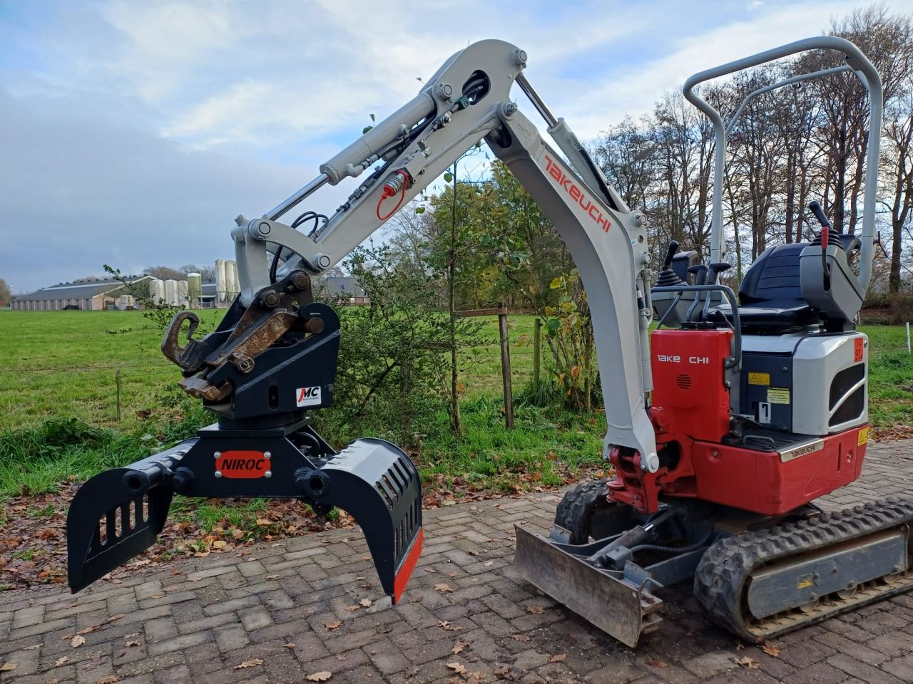 Niroc Sloopsorteer grijper NG50D 1-2ton