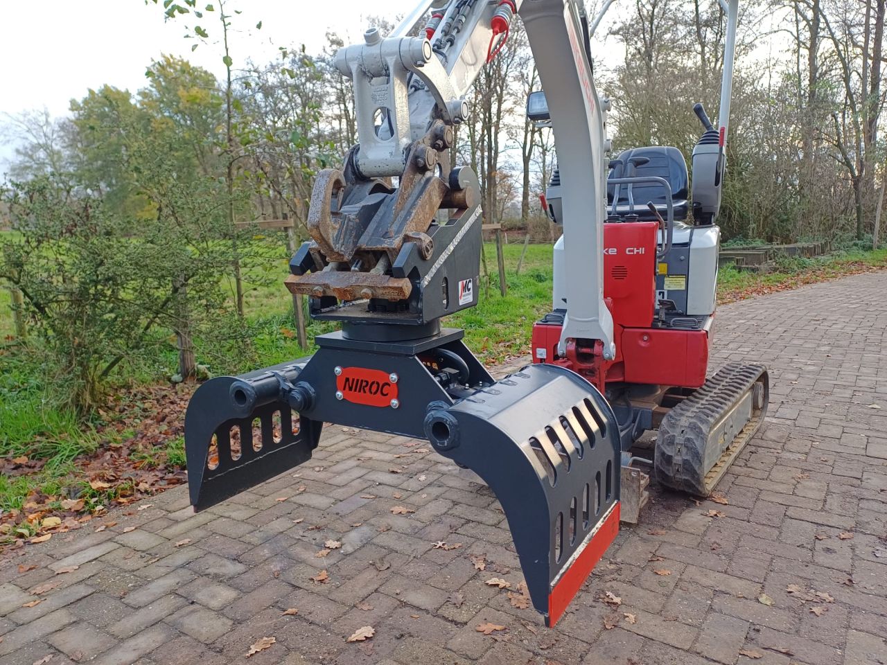Niroc Sloopsorteer grijper NG50D 1-2ton