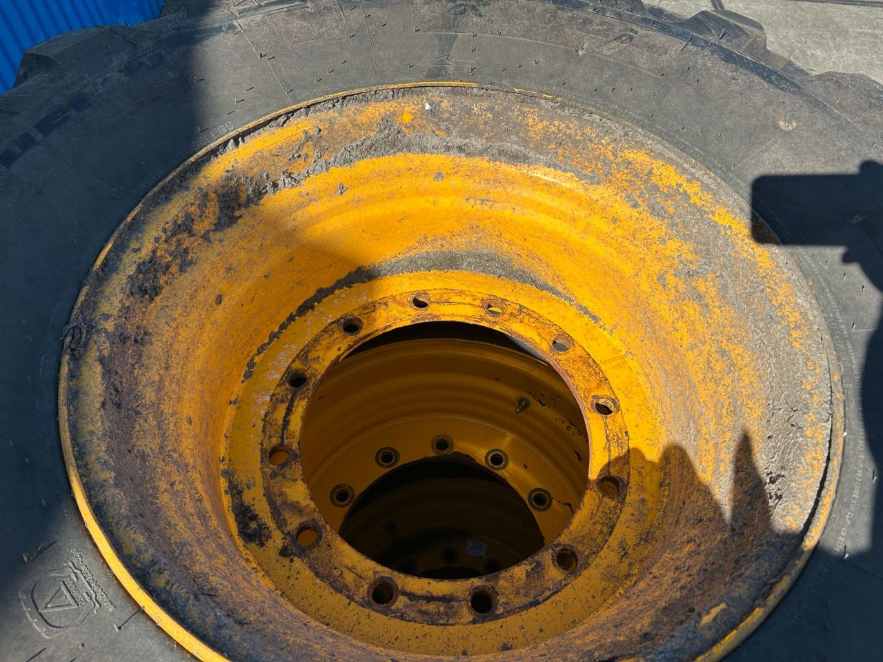 4x Michelin 480/80R26 XMCL op 12 gaats JCB velgen