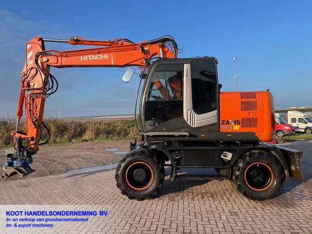 Hitachi ZX 145W-3 (Rototilt) Good Working!