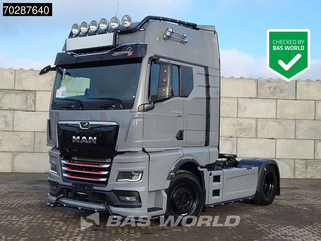 MAN TGX 18.520 4X2 Individual Lion S! New Hydrauliks GX Retarder Full-Air 2x Tanks Navi LED ACC Euro 6
